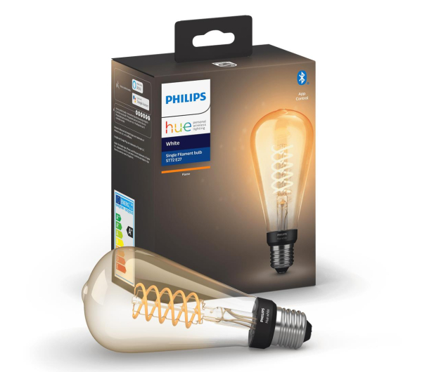 Philips Hue White Inteligentna Żarówka Filament ST72 E27 - 599189 - zdjęcie
